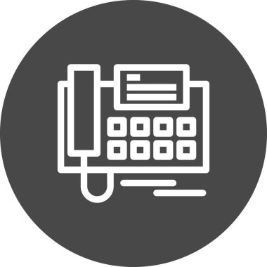 vektör telefon düz biçim simgesi