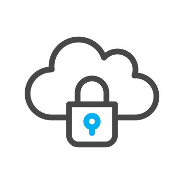 Vektör Kilidi düz biçim simgesi