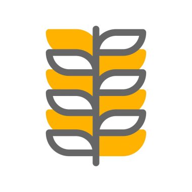 Çiçek simgesinin vektör illüstrasyonu