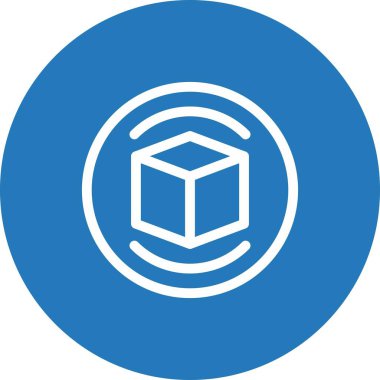 Kutu Simgesinin Vektör illüstrasyonu   