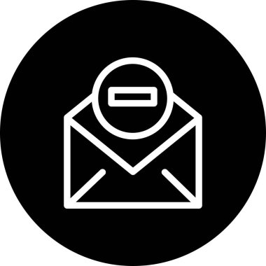 Simgeyi küçültme vektörü illüstrasyonu 