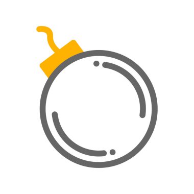 Bomba simgesinin vektör illüstrasyonu 