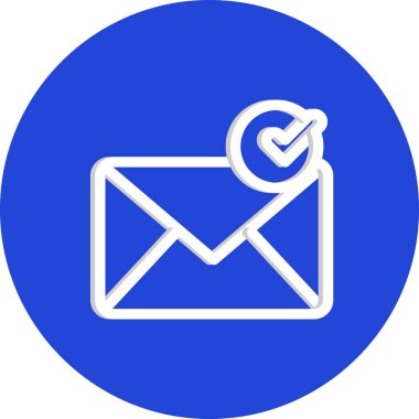  Vektör iletisi düz biçim simgesi