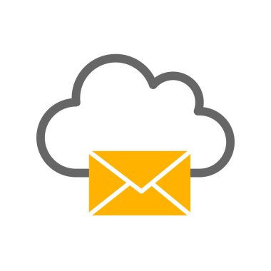  Vektör iletisi düz biçim simgesi