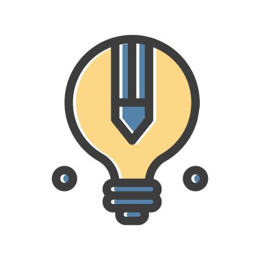 Vektör Ampulü düz biçim simgesi