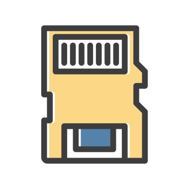 vektör Bellek Kartı simgesi 