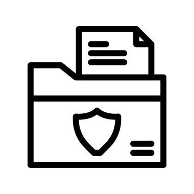 Dizin simgesinin vektör illüstrasyonu 