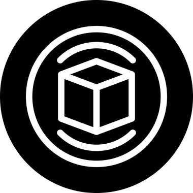 Kutu Simgesinin Vektör illüstrasyonu   