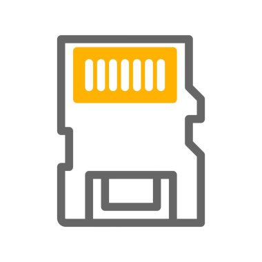 vektör Bellek Kartı simgesi 