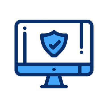 Lcd simgesinin vektör illüstrasyonu  