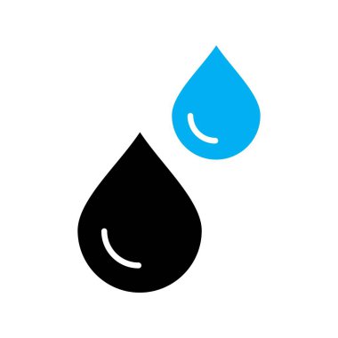 Kan simgesinin vektör illüstrasyonu