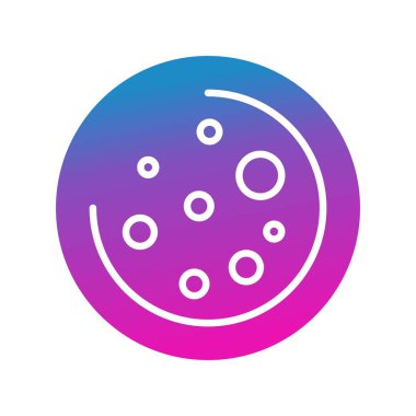 uzay simgesinin vektör illüstrasyonu 