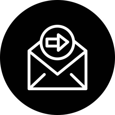  Sağ simgenin vektör illüstrasyonu