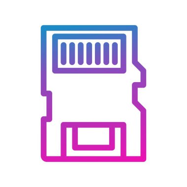 vektör Bellek Kartı simgesi 