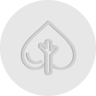 vektör ağacı düz biçim simgesi