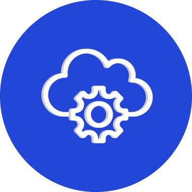  Vektör Gear düz biçim simgesi