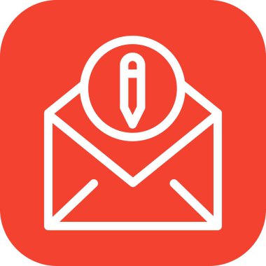 kalem simgesinin vektör illüstrasyonu