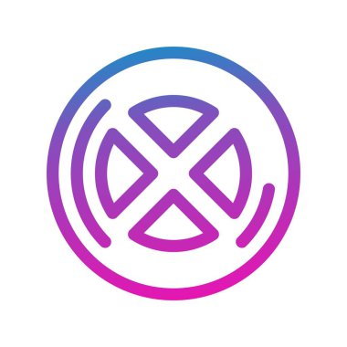 Radyasyon simgesinin vektör çizimi