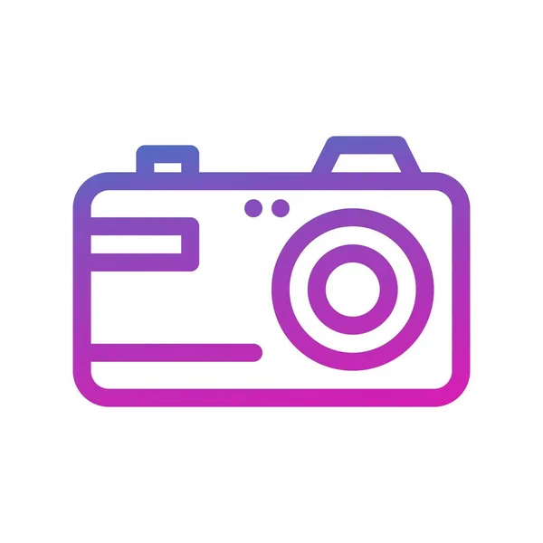 Vector Illustration Camera Icon — Stock Vector