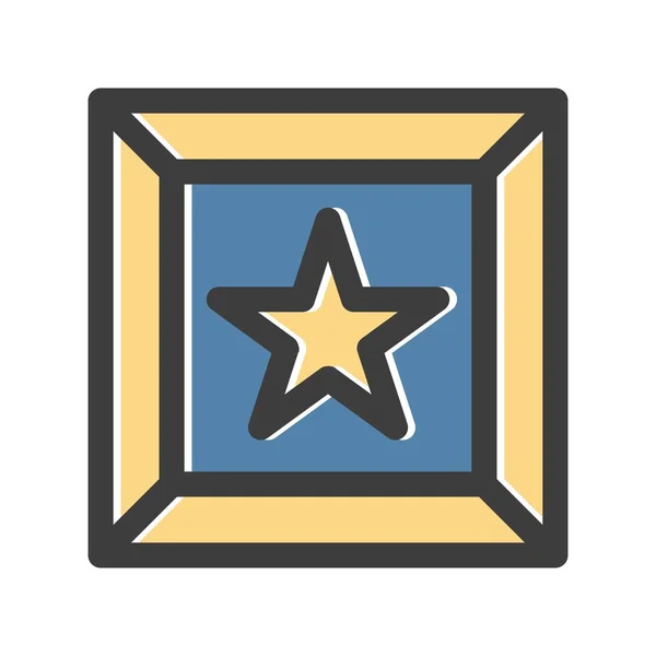 Vector Illustration Star Icon — Stock Vector