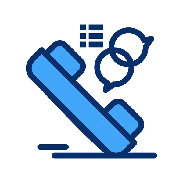 Vector Call Chat Icon — Stock Vector