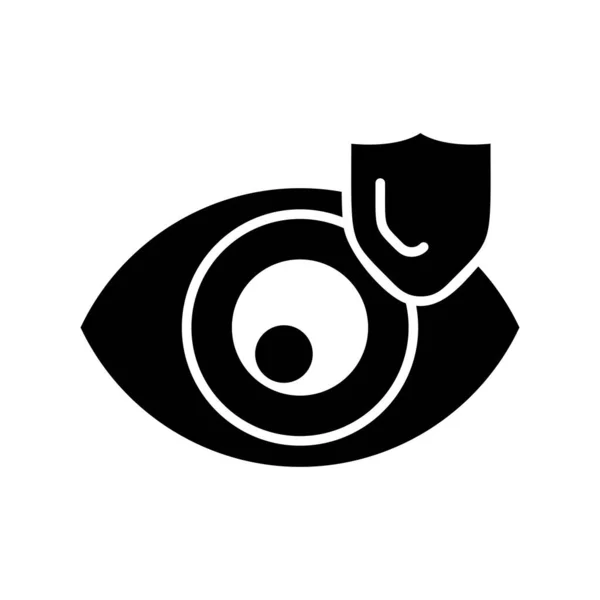 Ilustración Vectorial Del Icono Del Ojo — Archivo Imágenes Vectoriales