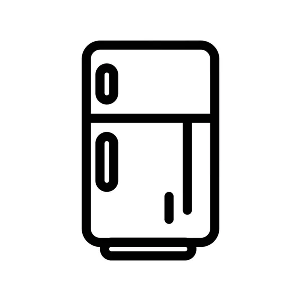Vektor Illustration Des Kühlschranksymbols — Stockvektor