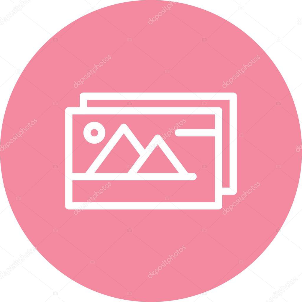 vector illustration of gallery icon 