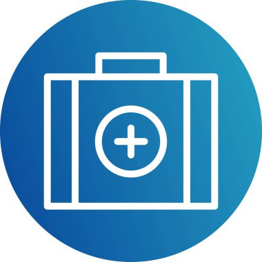 vektör Tıbbi Kutu simgesi 