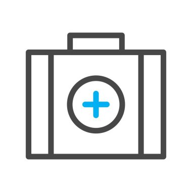 vektör Tıbbi Kutu simgesi 