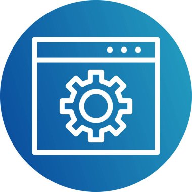 vektör web sitesi simgesi