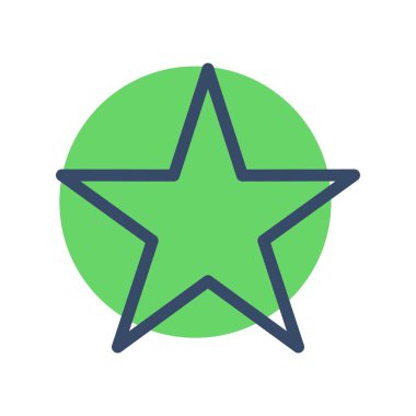 Vektör Favori simge illüstrasyonu