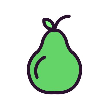 vektör armut simgesi