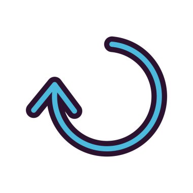 Vektör tazeleme simgesi illüstrasyonu