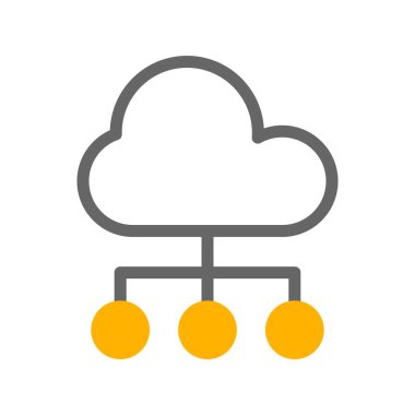 vektör bulut simgesi 