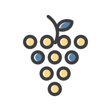 vektör üzümleri simgesi