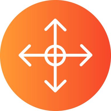 Vektör reticle simgesi