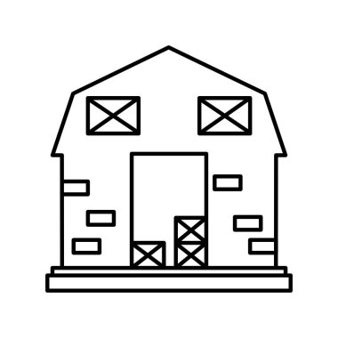 vektör Çiftlik Evi simgesi