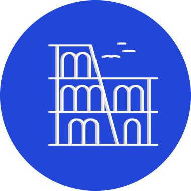 vektör Colosseum simgesi