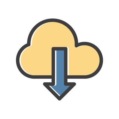 Vektör indirme Simgesi illüstrasyonu