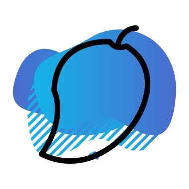 vektör mango simgesi sembolü