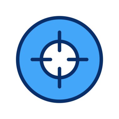 Vektör Hedef simgesi illüstrasyonu