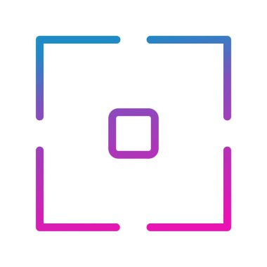  Vektör Odaklama simgesi illüstrasyonu