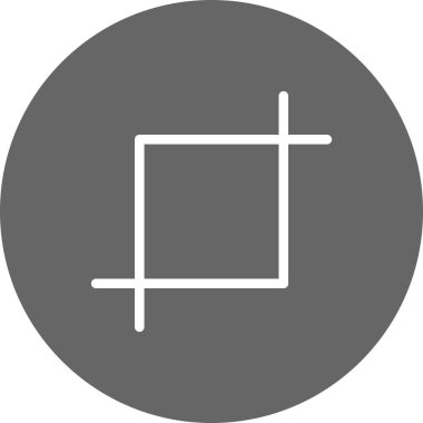 Vektör Kırpma simgesi illüstrasyonu