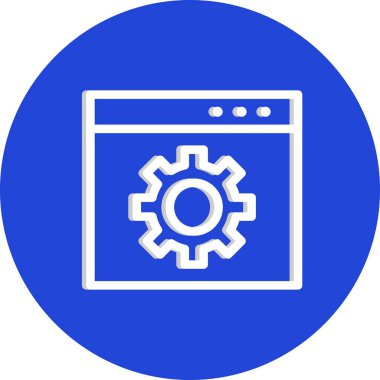 vektör web sitesi simgesi 