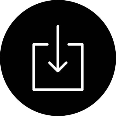 Vektör indirme Simgesi illüstrasyonu