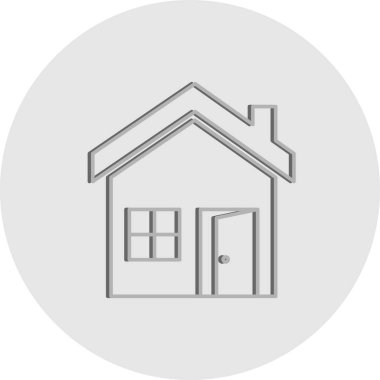 Vektör Ev simgesi illüstrasyonu