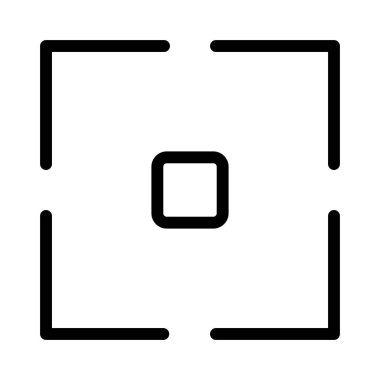  Vektör Odaklama simgesi illüstrasyonu