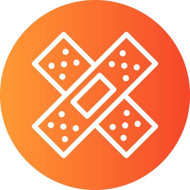  vektör bandajı simgesi