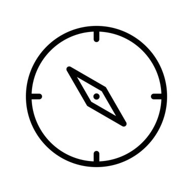 Vektör pusula simgesi simgesi